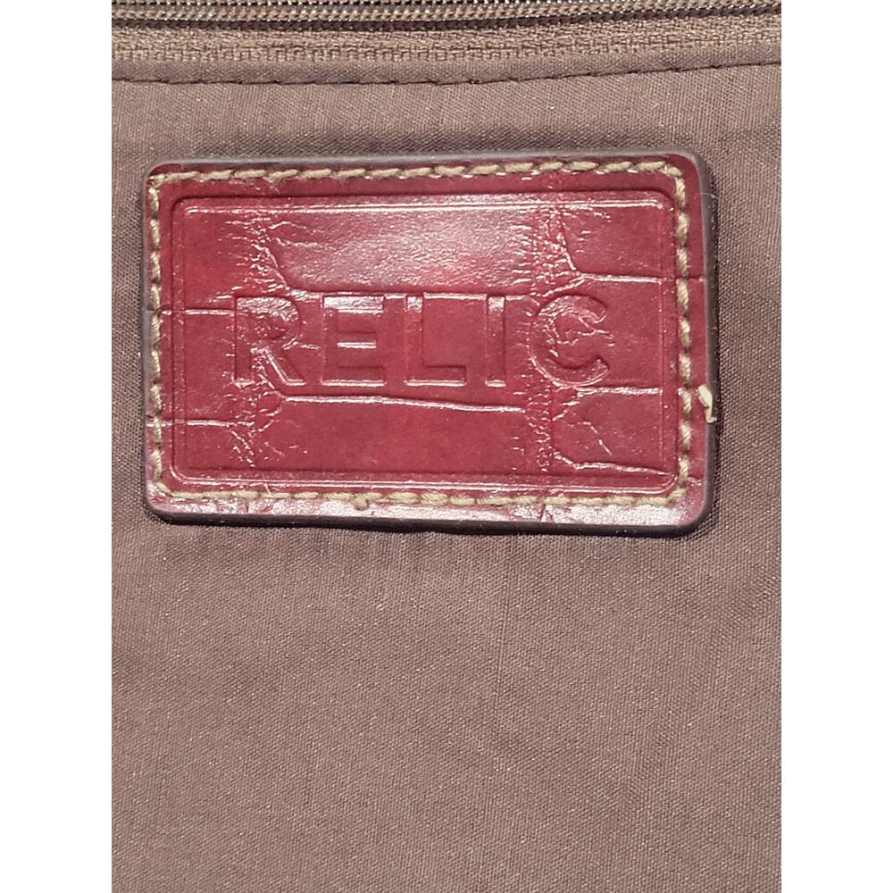 Relic Shoulder or Crossbody Faux Leather Bag Burgandy Red NWOT - Picture 8 of 9
